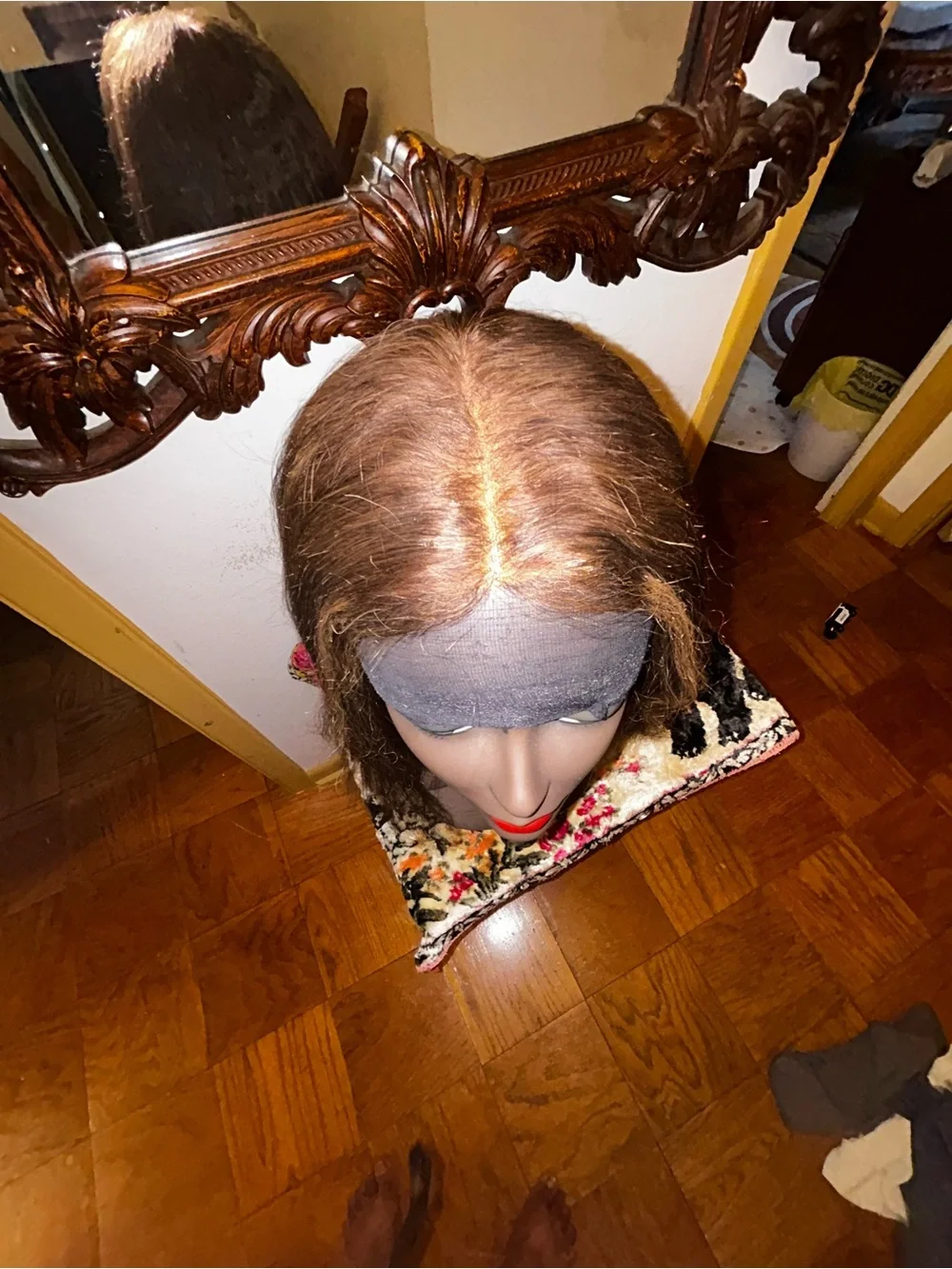 Women’s Brown Straight Wig - Natural Brown